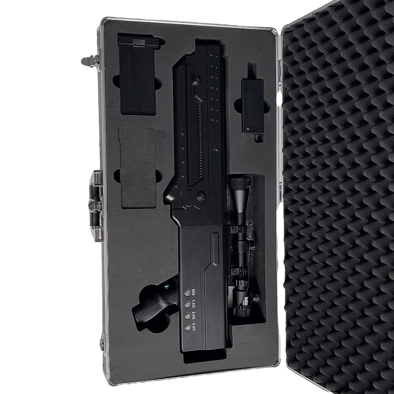  昆都仑手持便携式枪型低空防御反制四通道B型